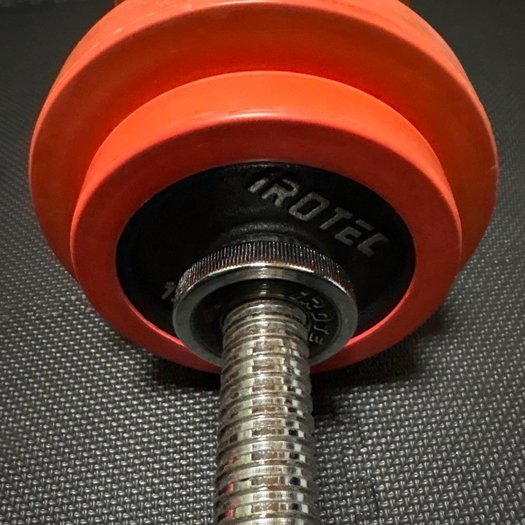 iROTEC ラバー付 ダンベル プレート 合計約20kg