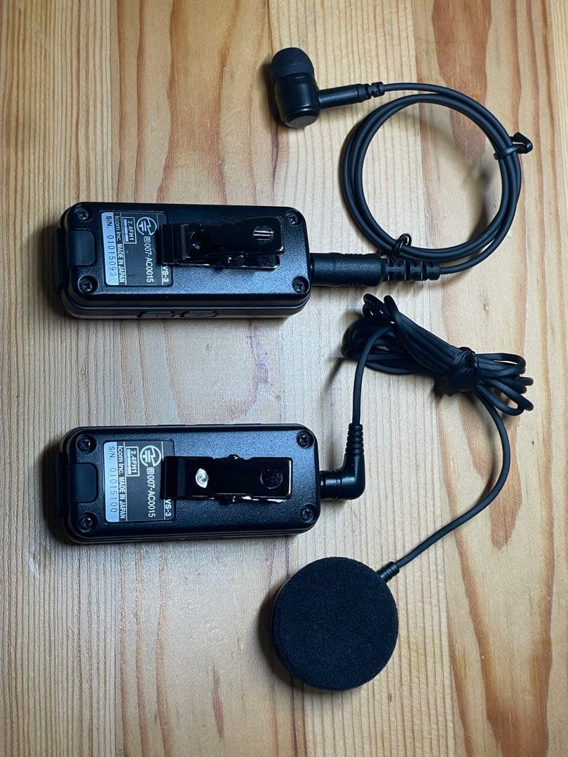 ICOM Bluetooth PTTマイク 2個セット IP無線機用