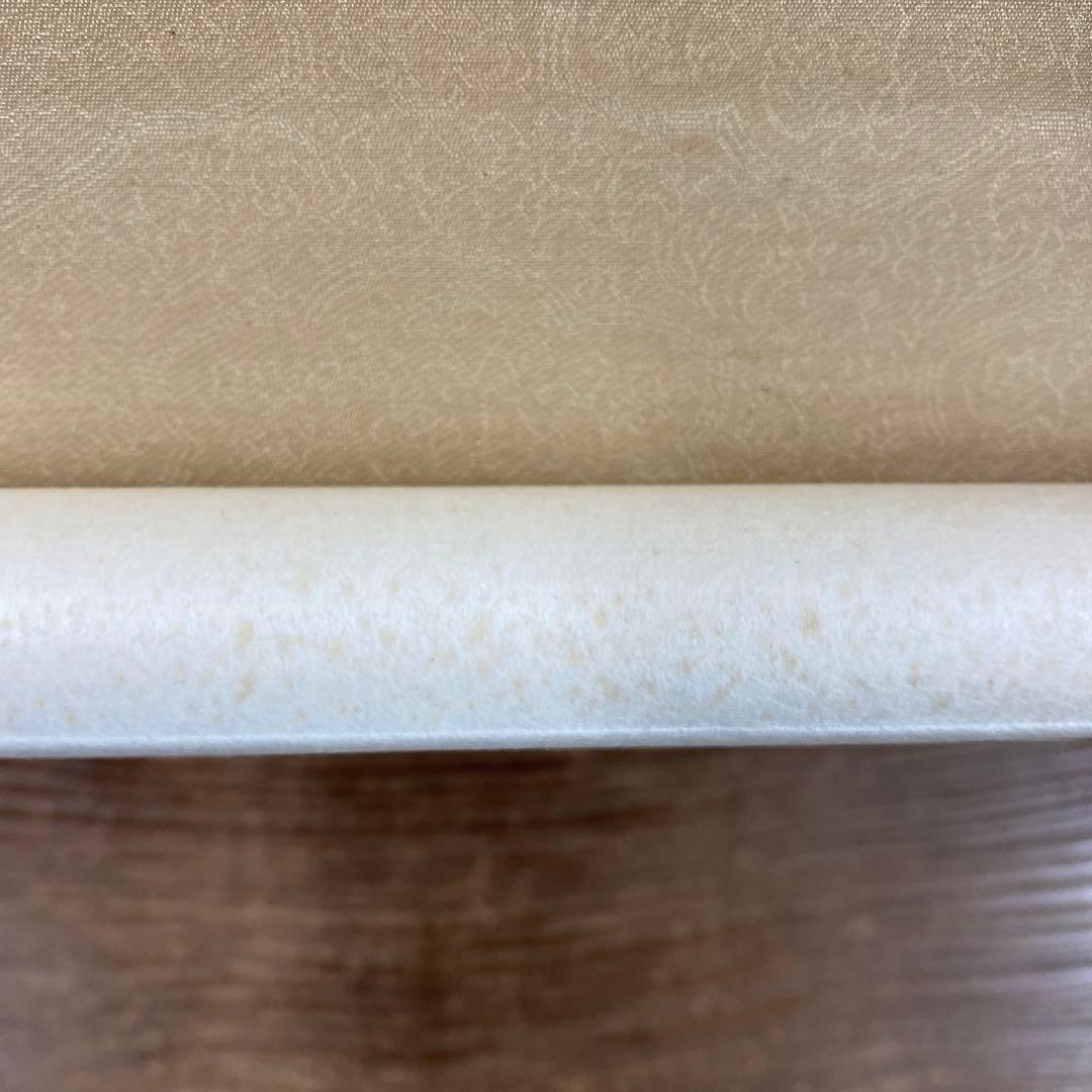 美品 掛け軸 白樹作 金地 聖観音像 共箱 仏画 仏教美術
