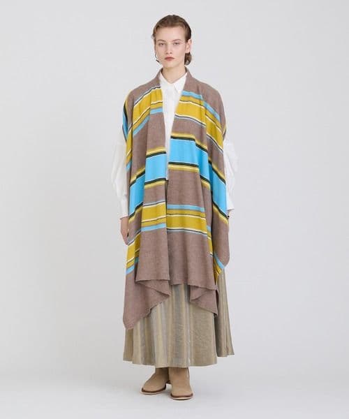 美品✨️ ハウスオブロータス 24AW フェルトストールジレ ウール100% M