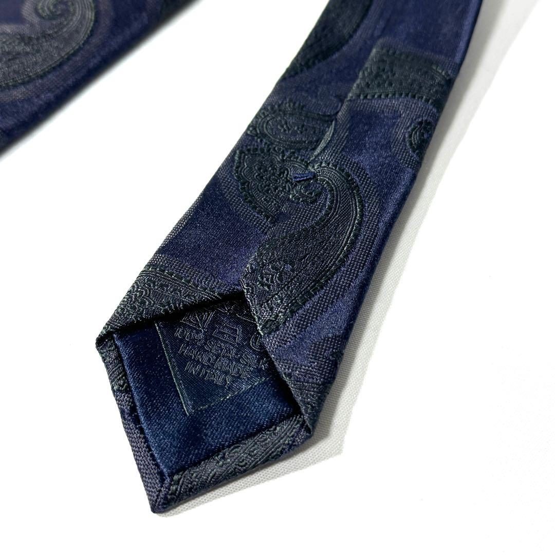 Brioni ブリオーニ ペーズリー柄 シルク100% ネクタイ ダービータイ