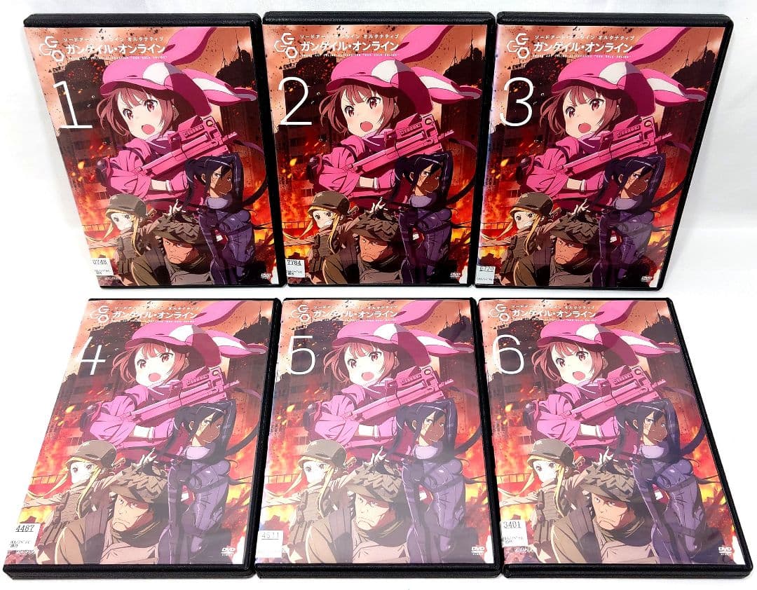 ガンゲイル・オンライン/Ⅱ【1期+2期】DVD 全12巻セット