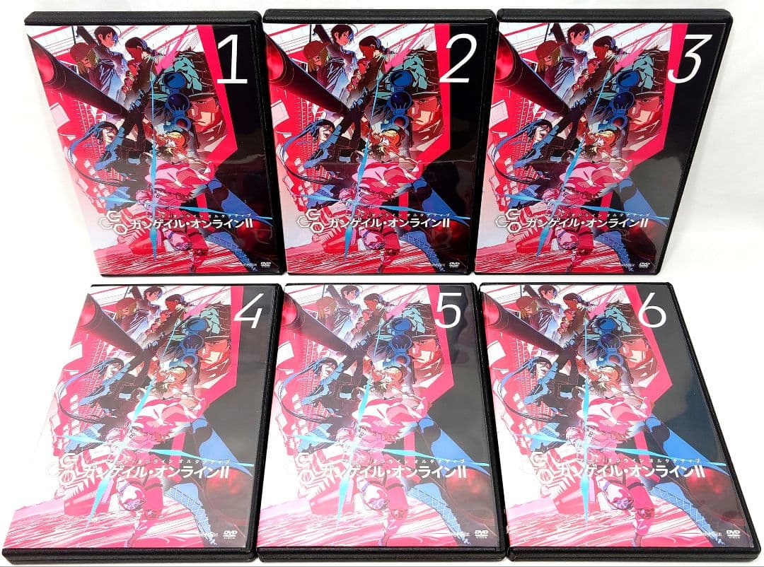 ガンゲイル・オンライン/Ⅱ【1期+2期】DVD 全12巻セット