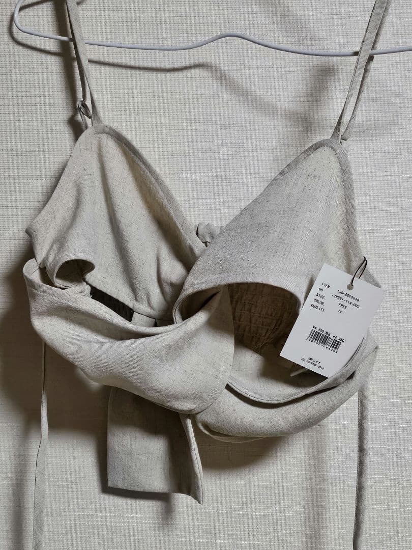 新品　OLUN cross design bustier/クロスデザインビスチェ