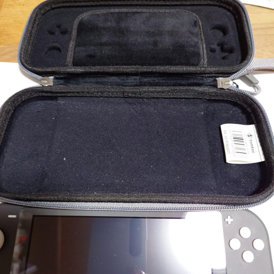 Nintendo Switch Lite グレー 本体 tomtocケース付き