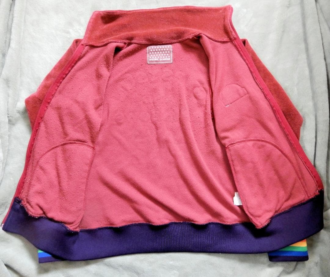 【古着】HystericGlamour Rainbow Swash jacket