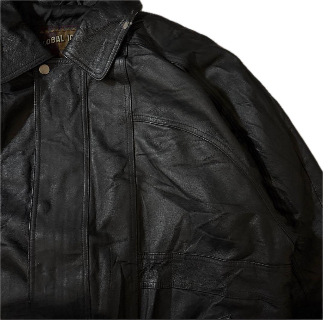 【1996s.tnf SS 】90s レザージャケット　G-3 アメカジ