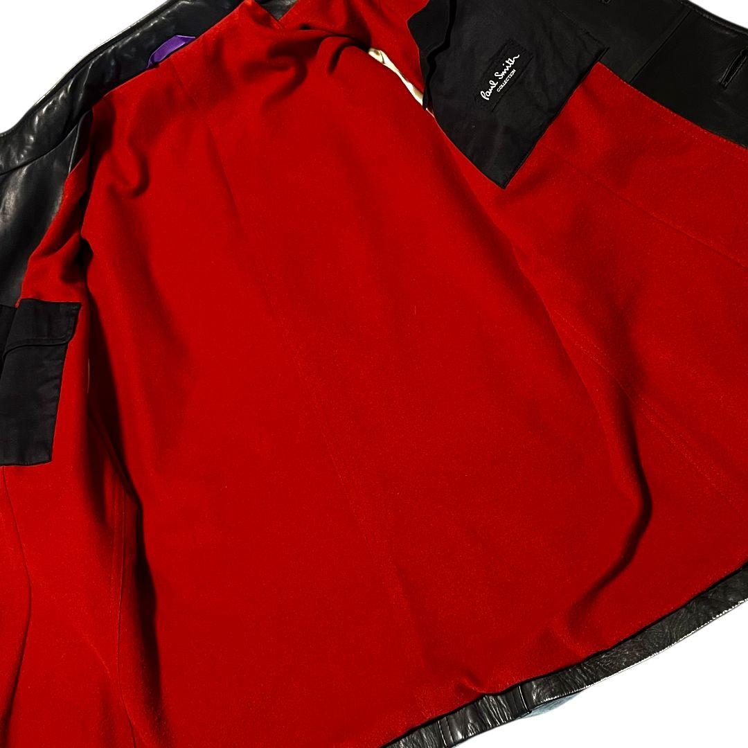 【牛革】【M】PaulSmith collection レザージャケット メンズ