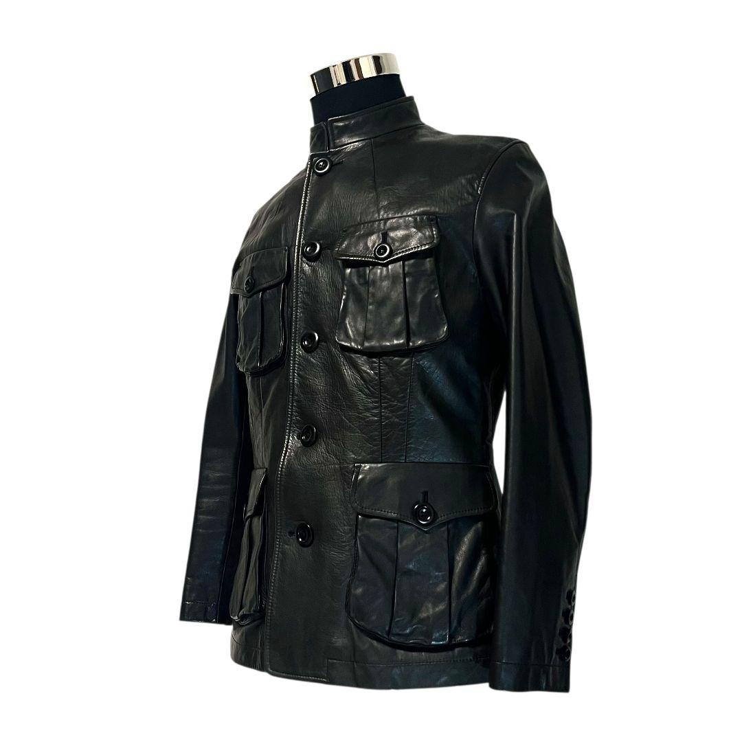 【牛革】【M】PaulSmith collection レザージャケット メンズ