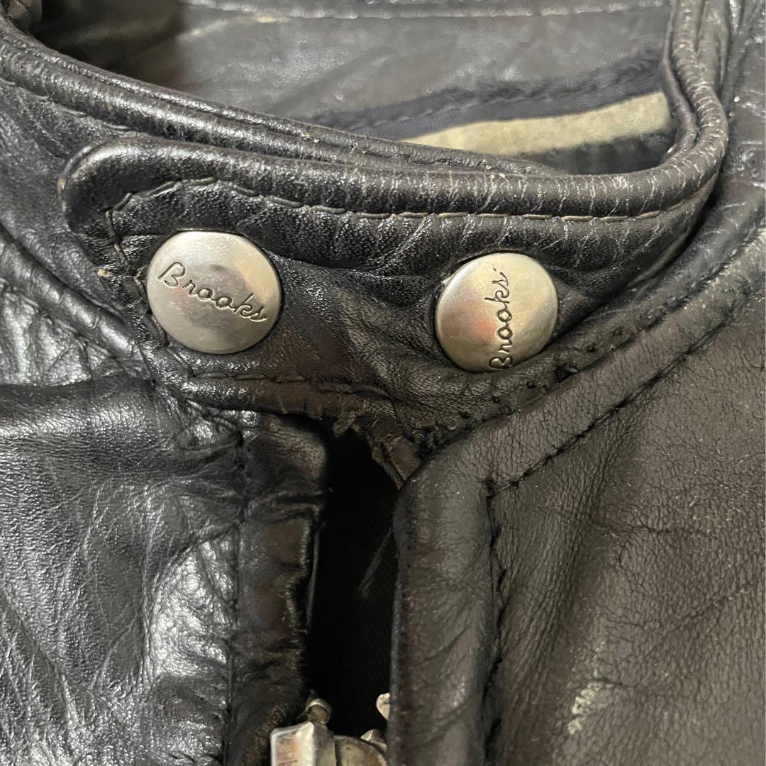 Brooks 60s レザーシングルライダースジャケット