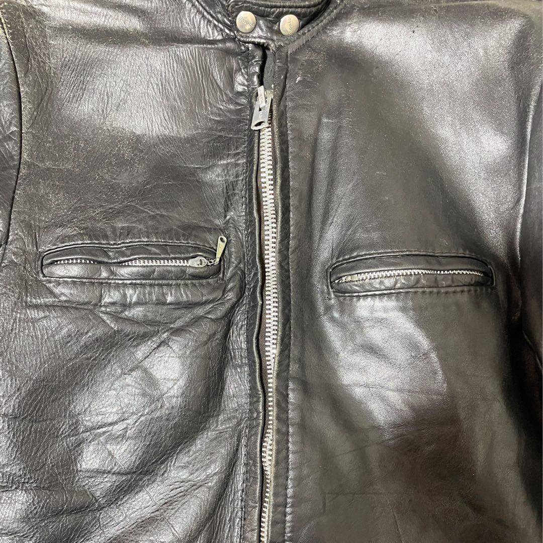 Brooks 60s レザーシングルライダースジャケット