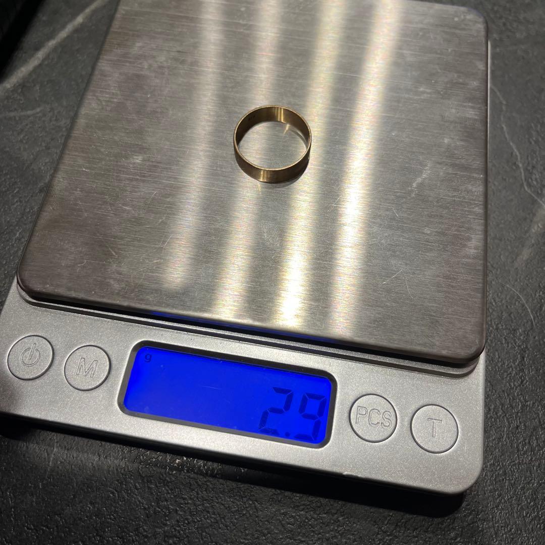 リング K18 18金 ゴールド 11号 2.9g 指輪 刻印