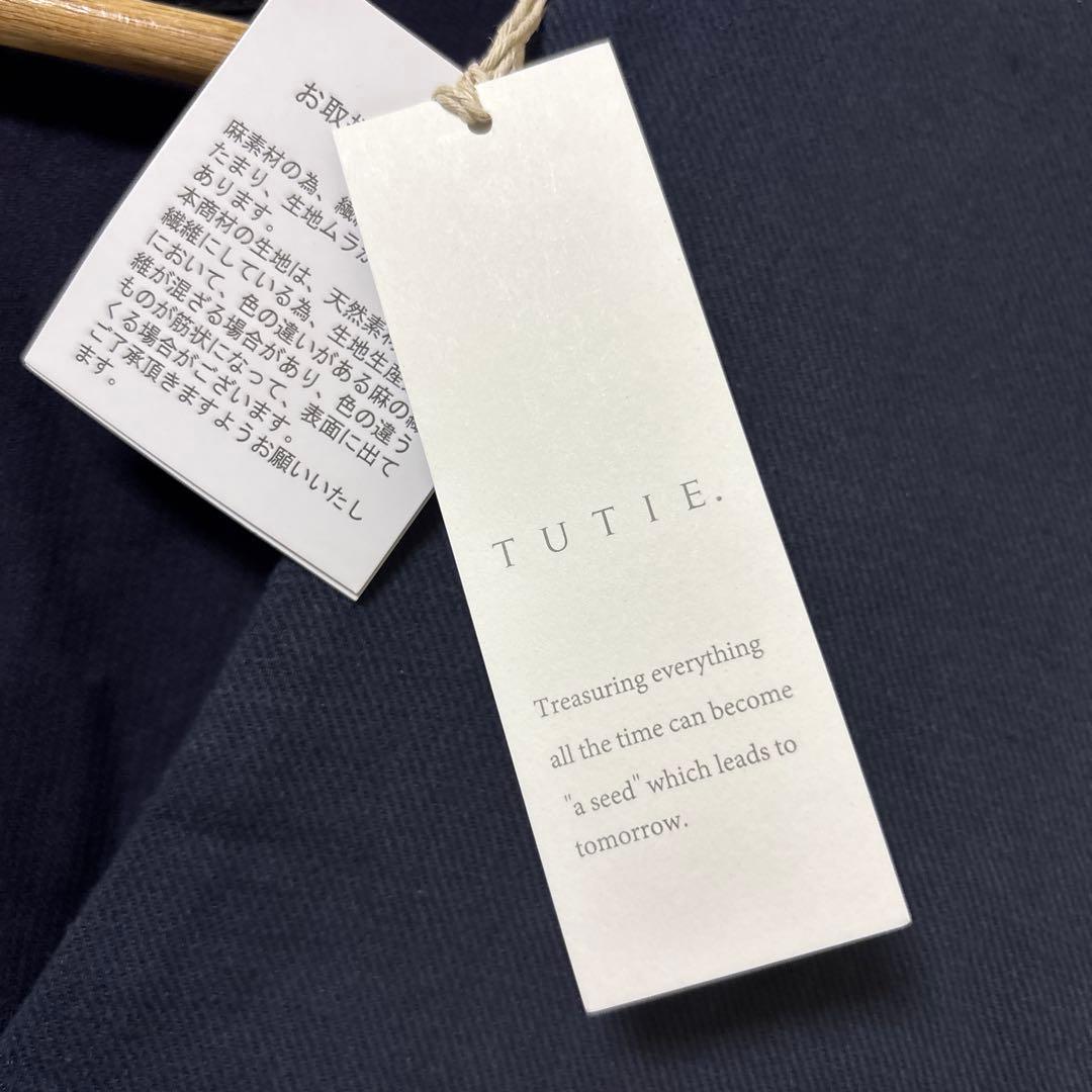TUTIE. ★新品 タグ付き 未使用 Vネック ノースリーブ ワンピース