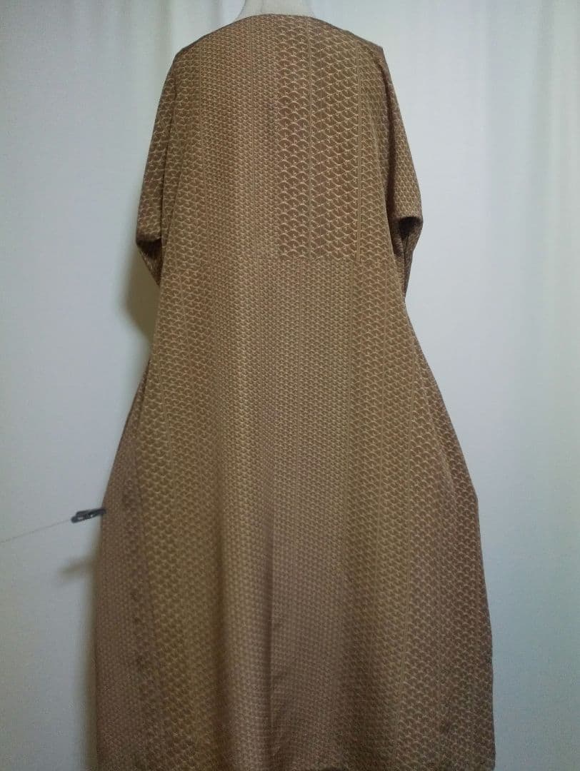 着物リメイク／シンプルワンピース★サイズLL～3L