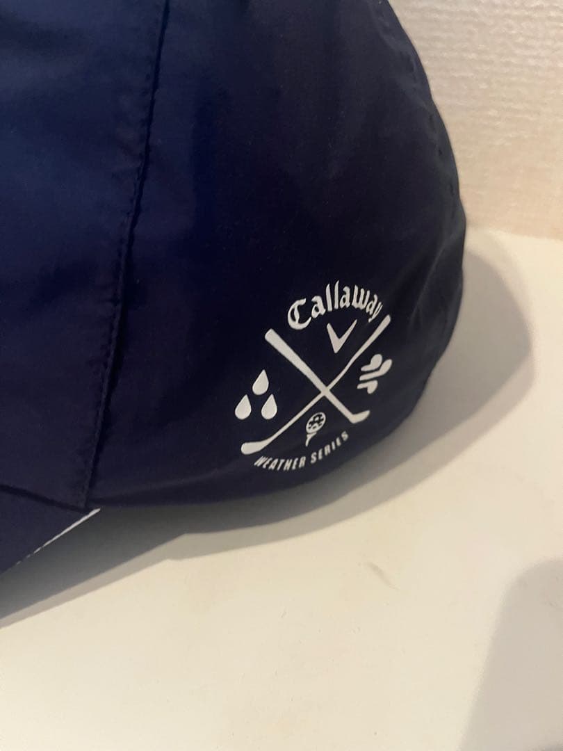 新品　安室奈美恵着用　キャロウェイ　Callaway レインキャップ　ネイビー