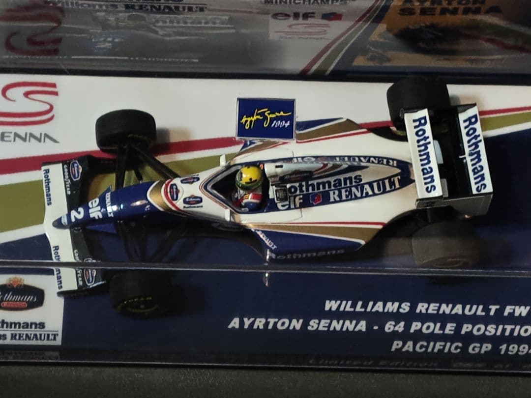 ス*ム様 PMA1/43 ウィリアムズルノー FW16 アイルトンセナ パシフィ