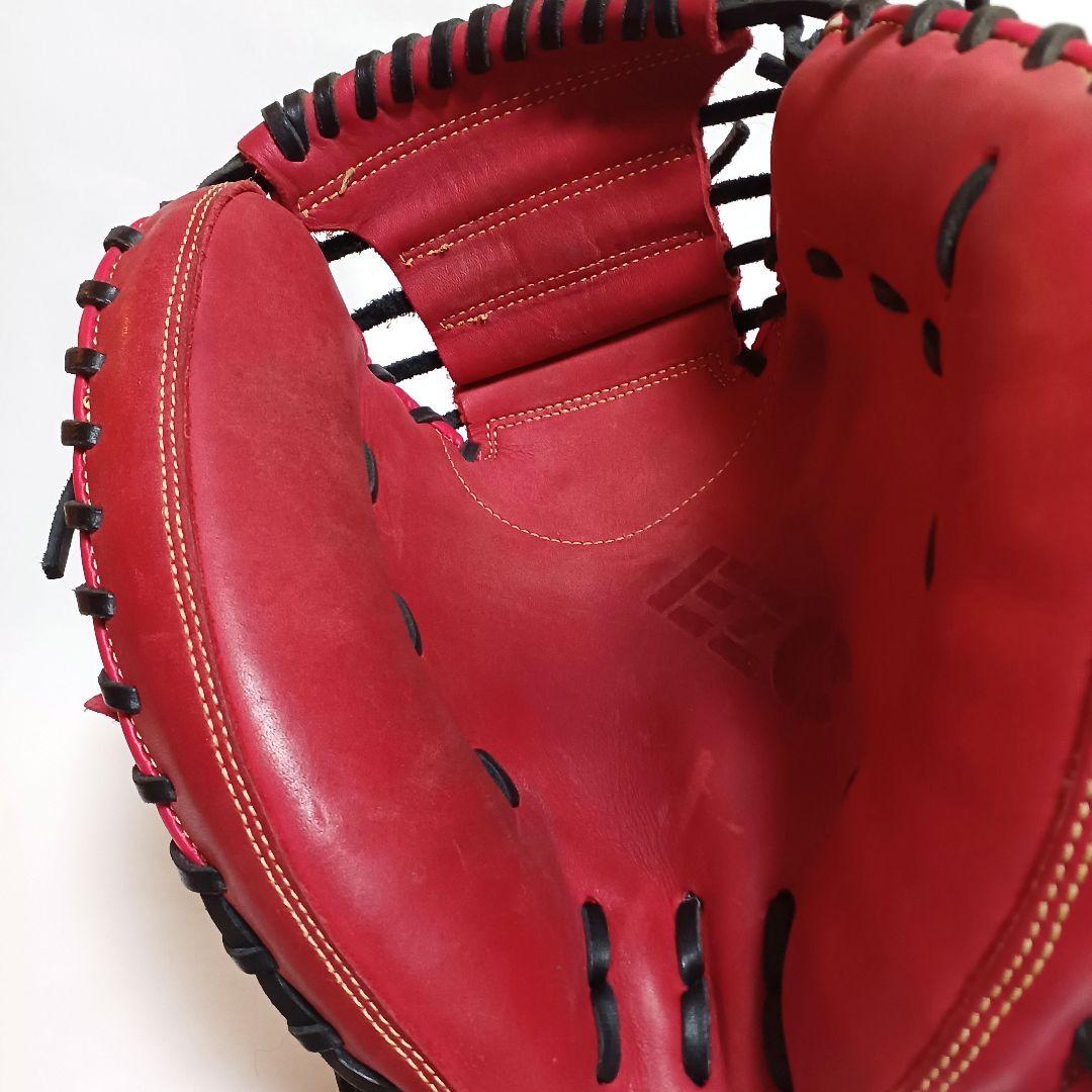 Wilson ウィルソン キャッチャーミット EASY CATCH 一般軟式 赤