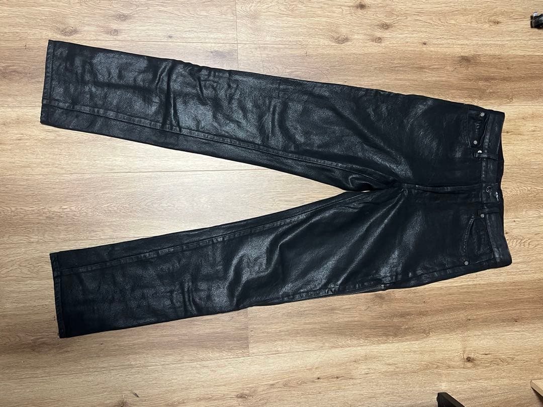 パンツ no_mass_prod 008GLM WAXED DENIM JEANS