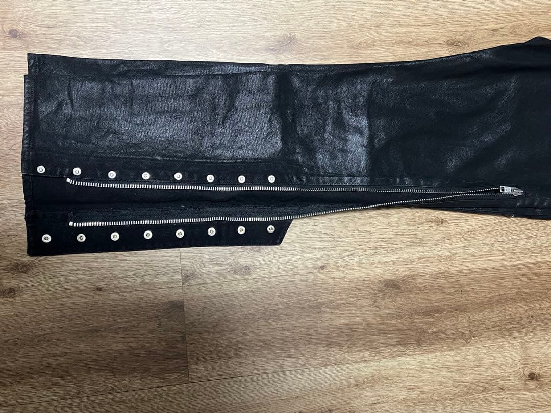 パンツ no_mass_prod 008GLM WAXED DENIM JEANS