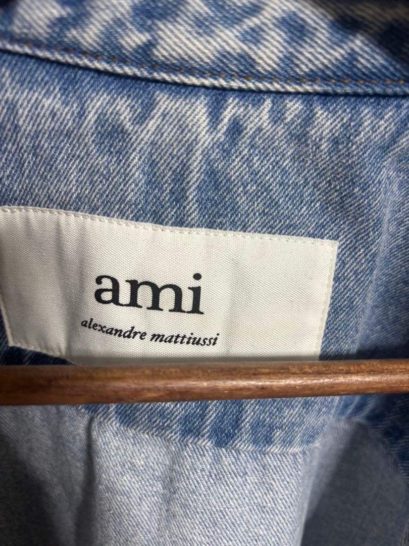 amiparisライトブルー デニムジャケット