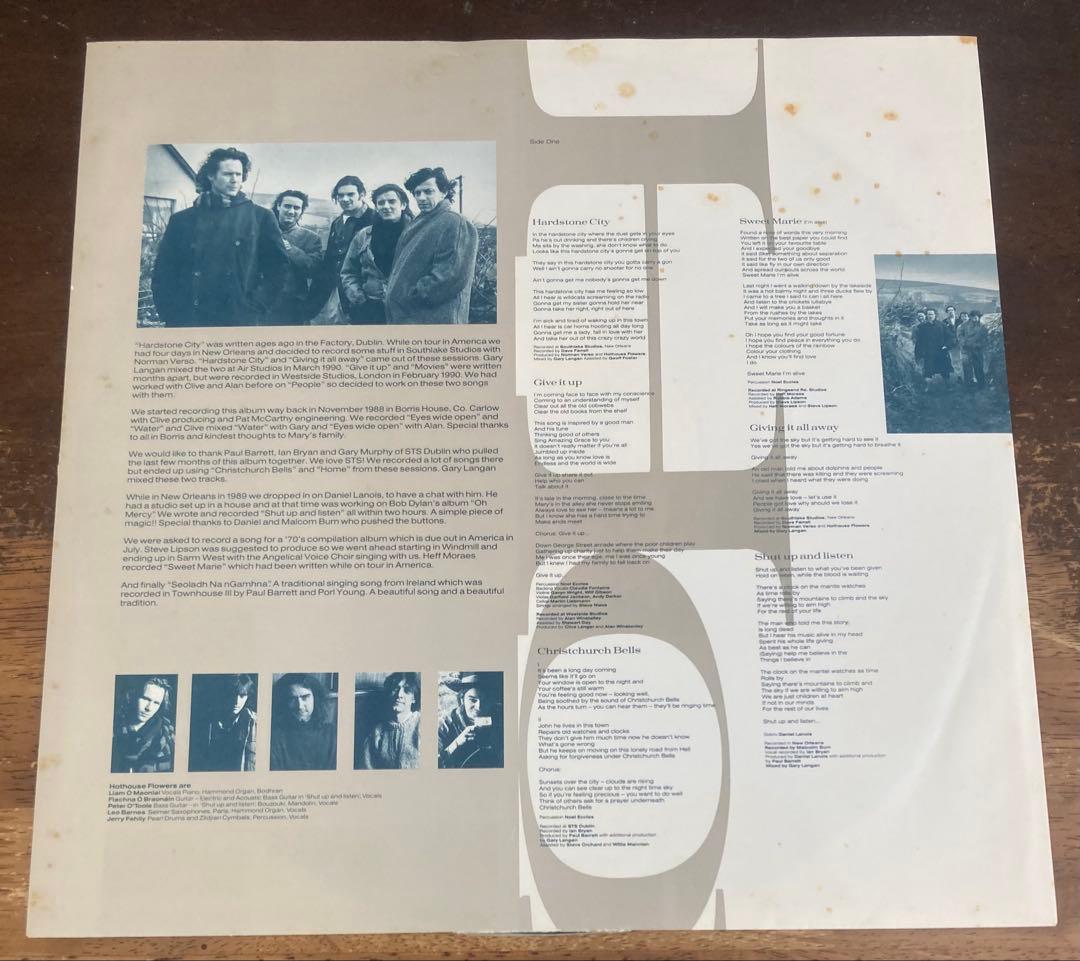 ◾️高音質️UKオリジナル盤■HOTHOUSE FLOWERS / ホットハウスフラ