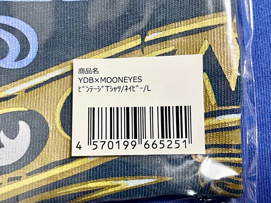 横浜DeNAベイスターズ×MOONEYES/ビンテージTシャツ Lサイズ