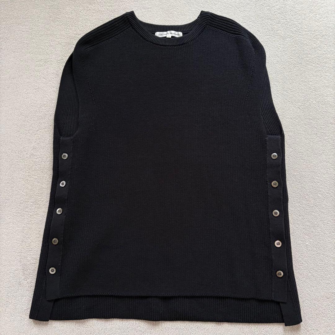 新品未使用　23区【洗える】コットンギマ ニット ベスト　サイズ38
