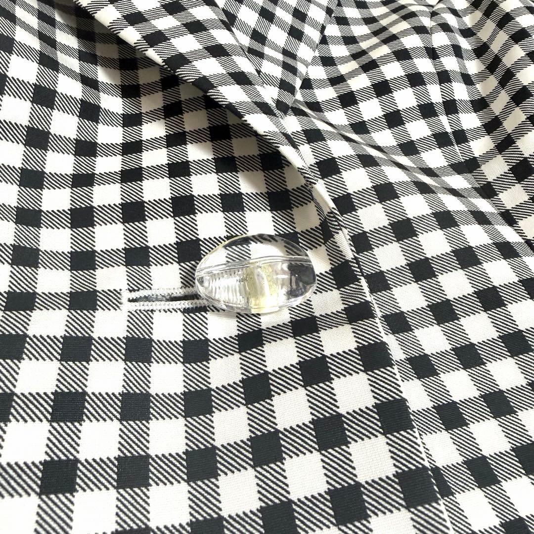 【未使用】完売品✨シーニュ バルーンジレ Colette 白 × 黒 チェック