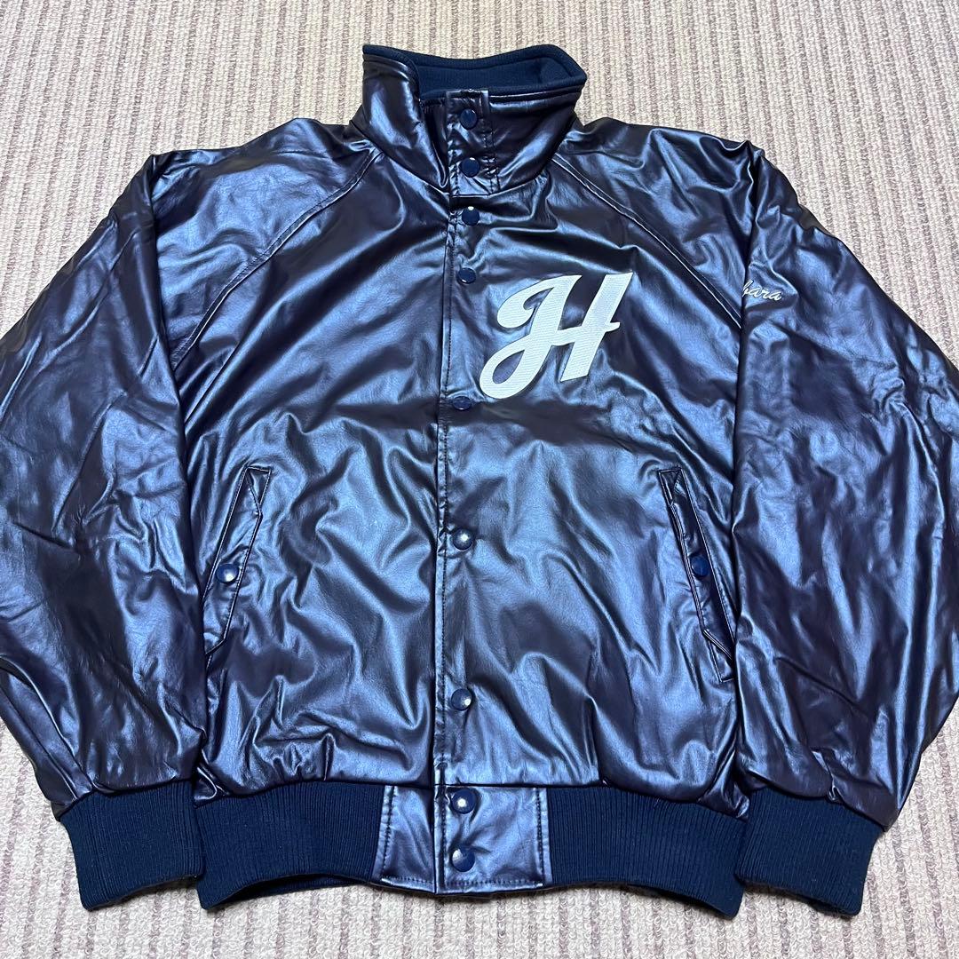 MIZUNO 高校野球部 グランドコート グラコン ジャンパー 紺 光沢