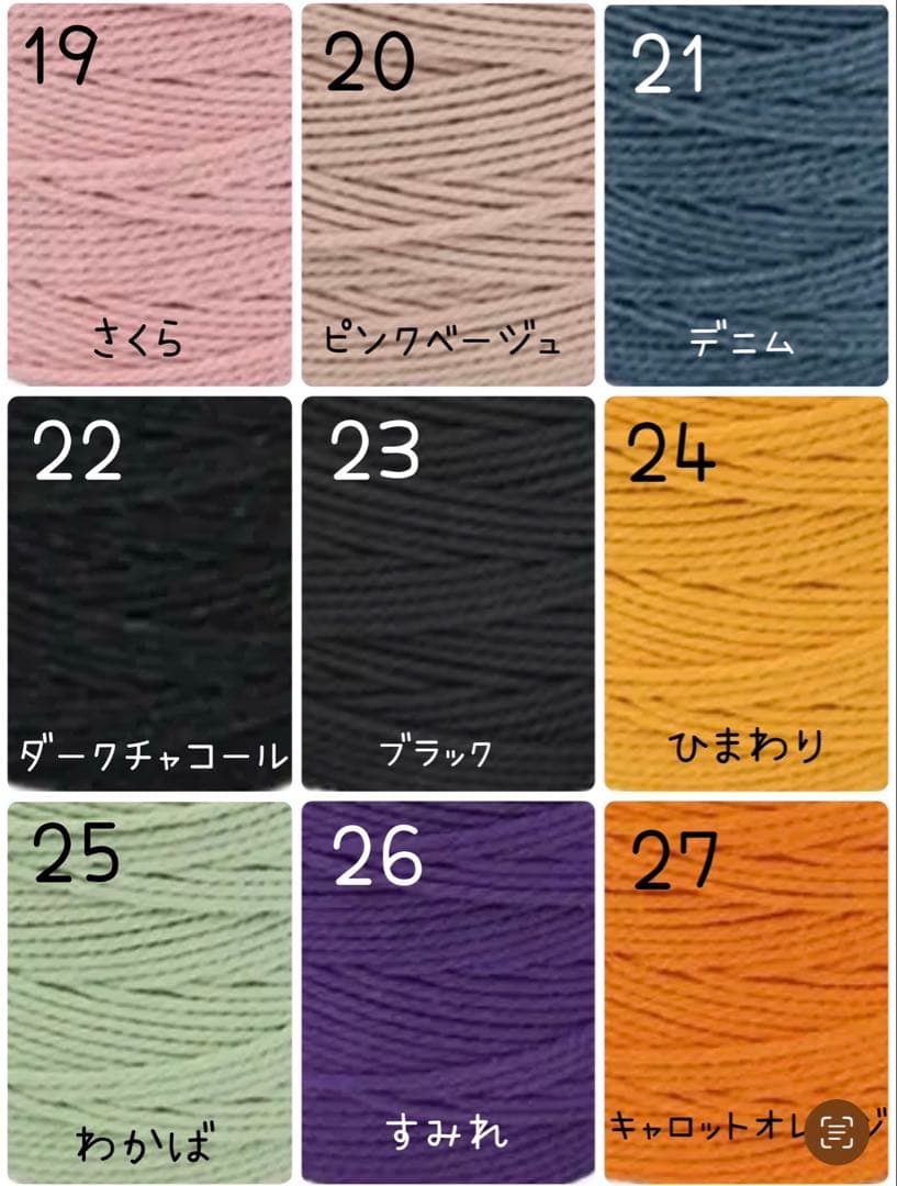 ハンドメイド マクラメ ランプシェード c-23 プラントポット 2点