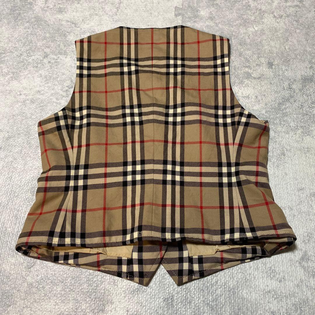 【極美品】Burberrys バーバリー ウール ジレベスト ノバチェック 11