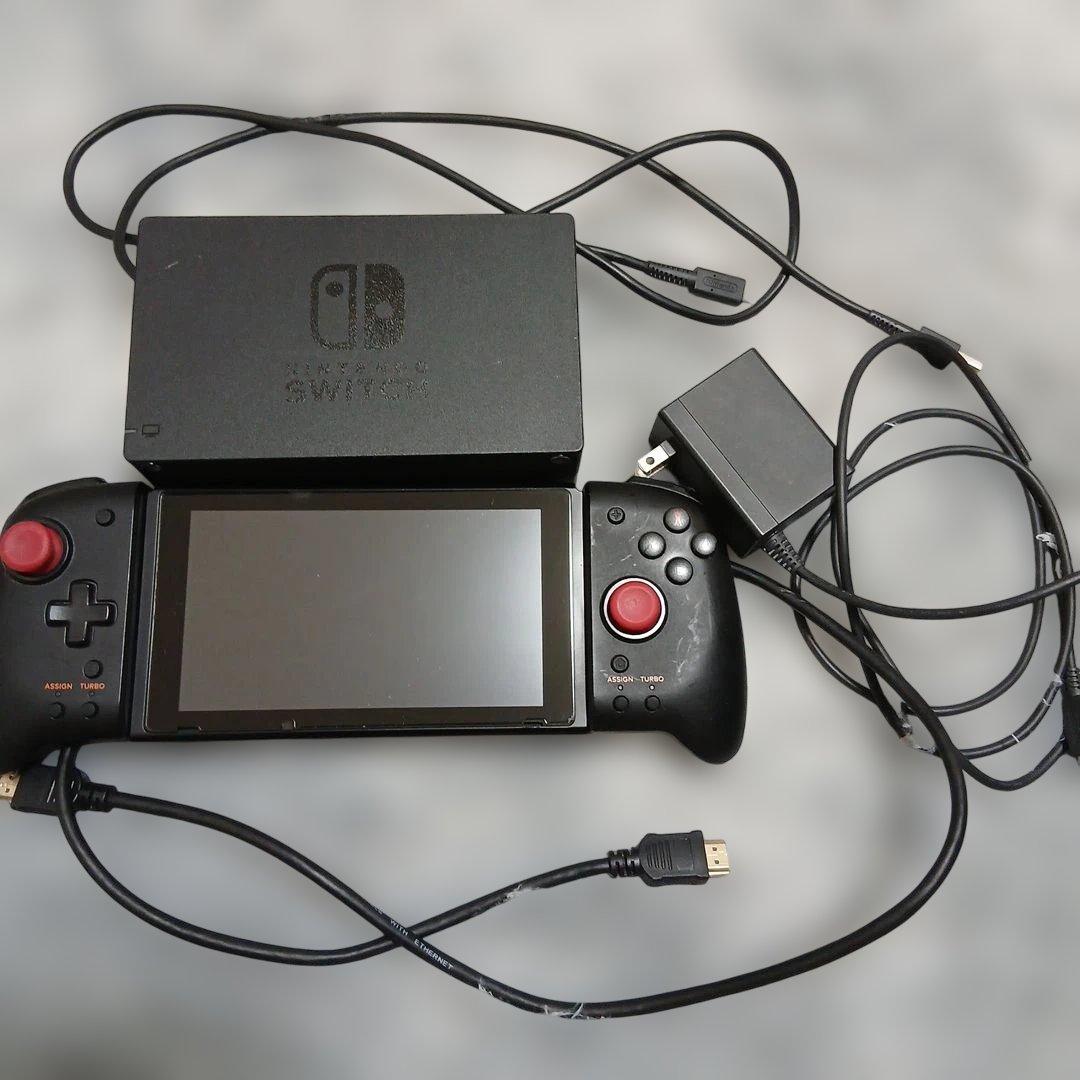 ニンテンドースイッチ未対策機コントローラードッグ充電機付き