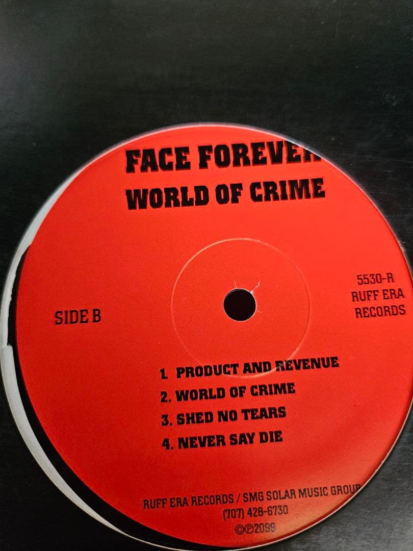 FACE FOREVER WORLD OF CRIME レコード