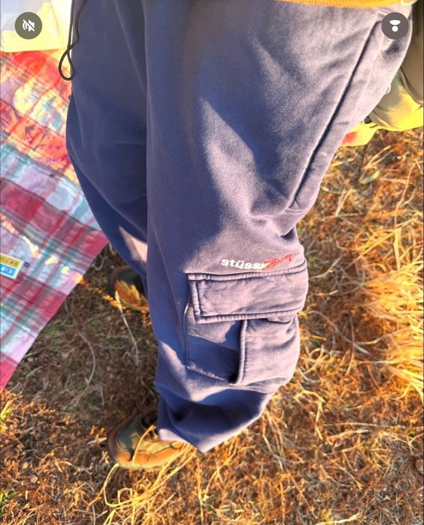 パンツ STUSSY SPORT CARGO FLEECE PANTS S