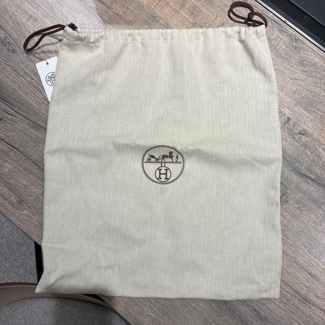 HERMES オレンジ ギフトボックス 中型-ピコタン袋付き