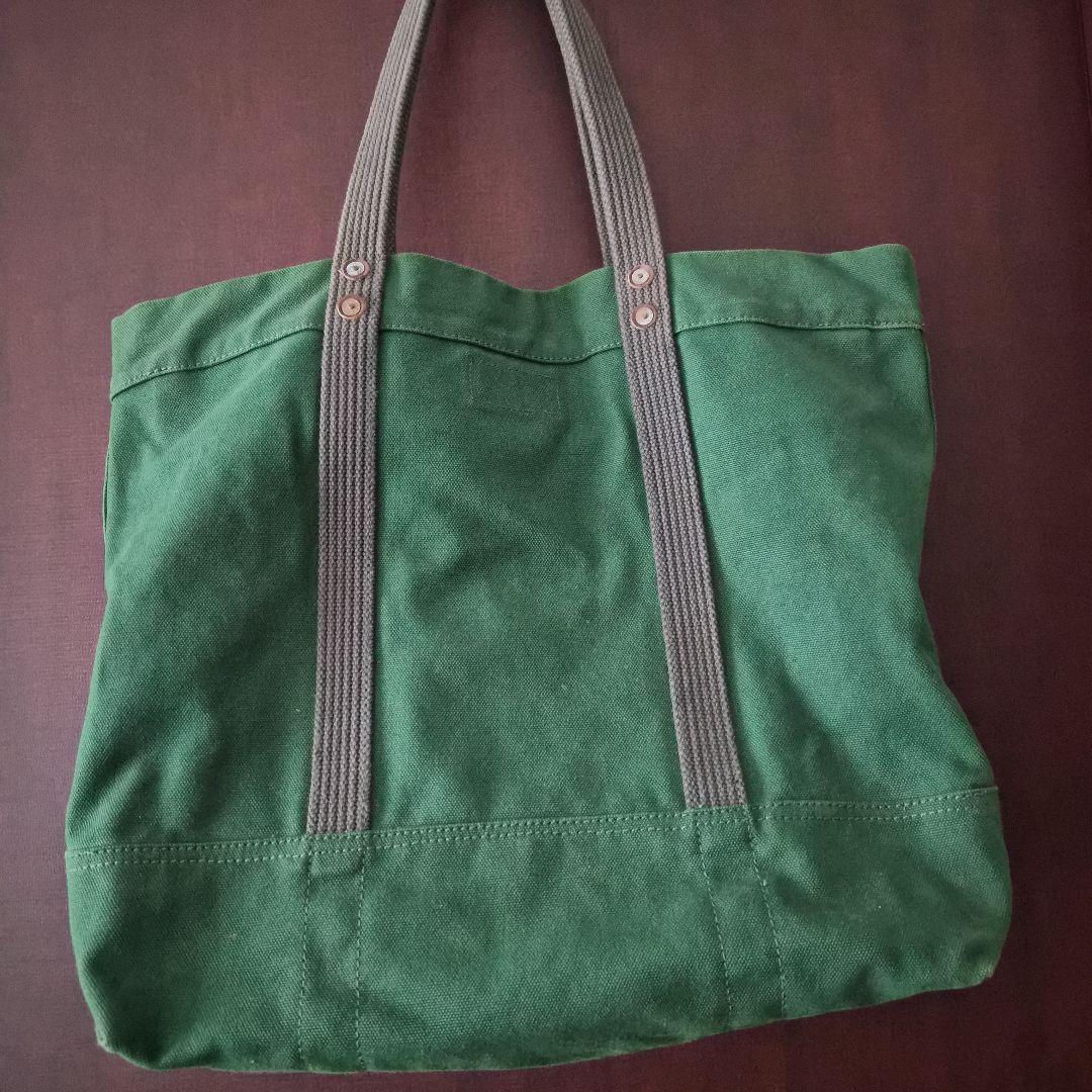 ポロ馬刺繍 グリーン トートバッグ