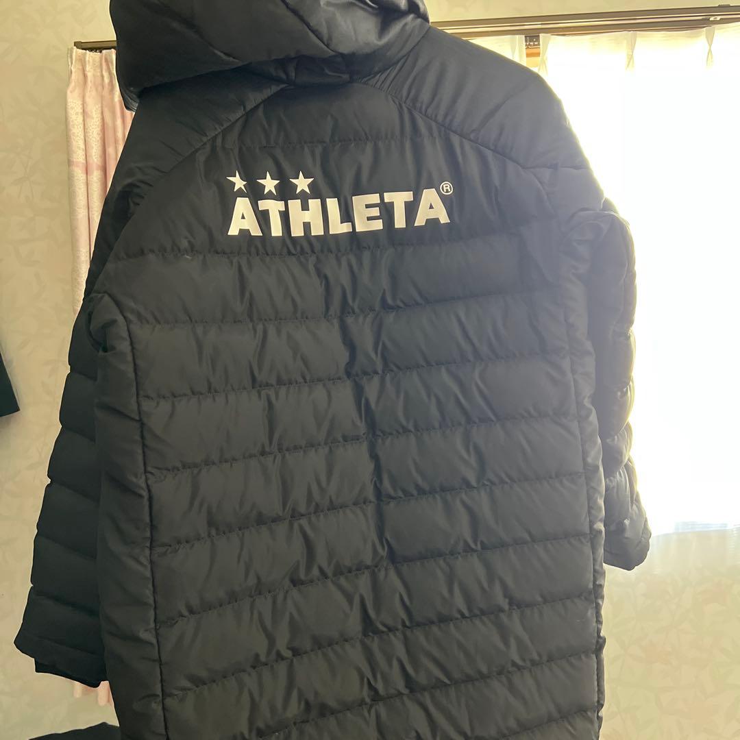 ATHLETA ブラック ベンチコート 160