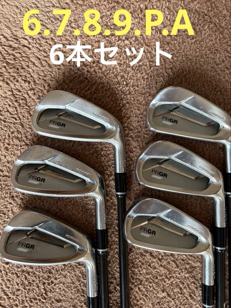 PRGR 03アイアン6本セット ( 6.7.8.9.P.A )2022年モデル