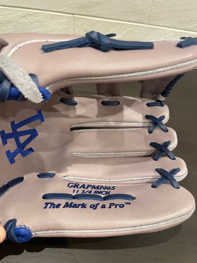 【ほぼ未使用品】Rawlings 軟式グローブ ドジャースモデル