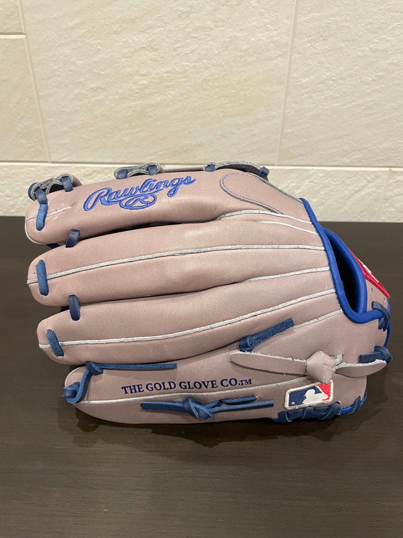 【ほぼ未使用品】Rawlings 軟式グローブ ドジャースモデル