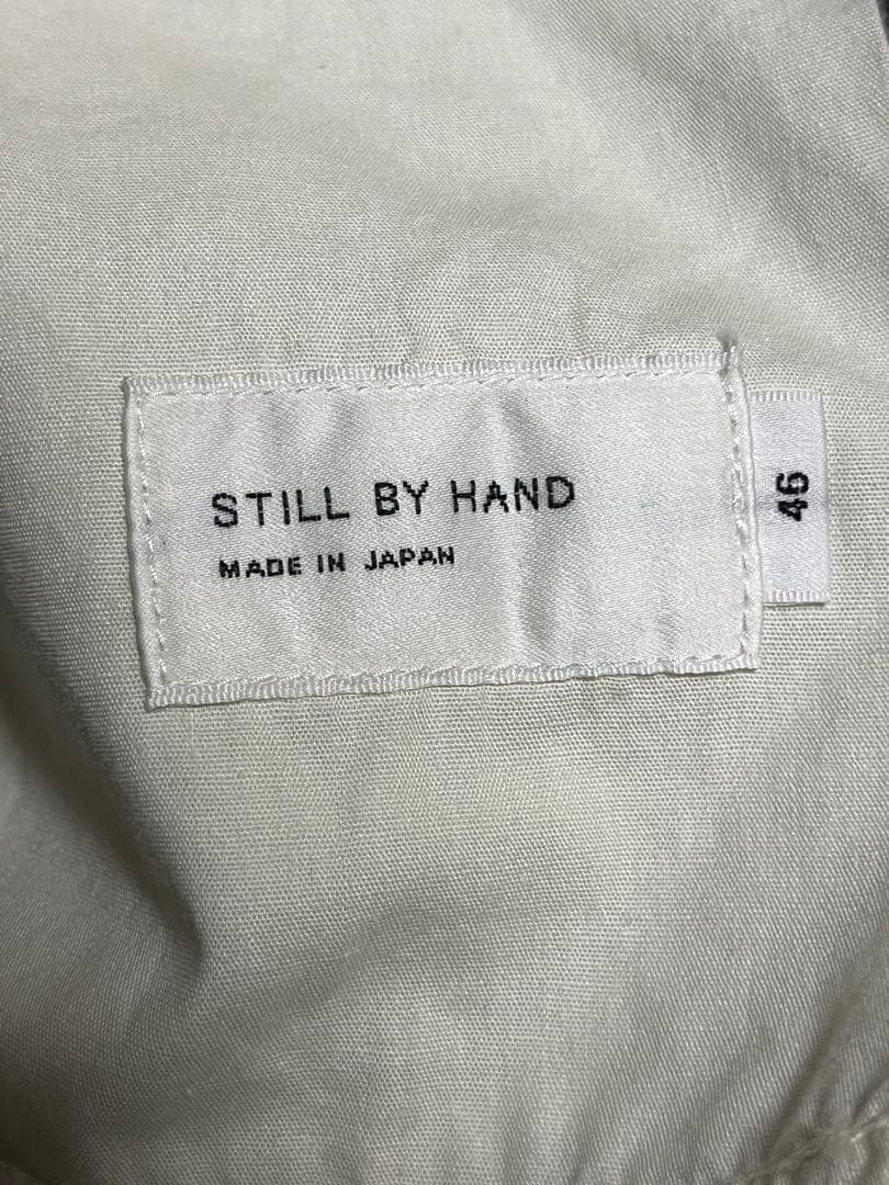 パンツ STILL BY HAND Welt side pocket pants 46