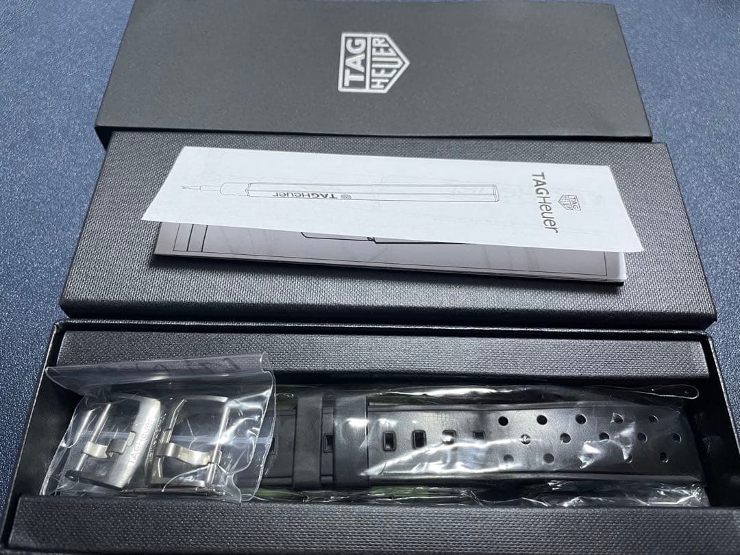 TAG Heuer フォーミュラ1 F1ブラックラバーベルト