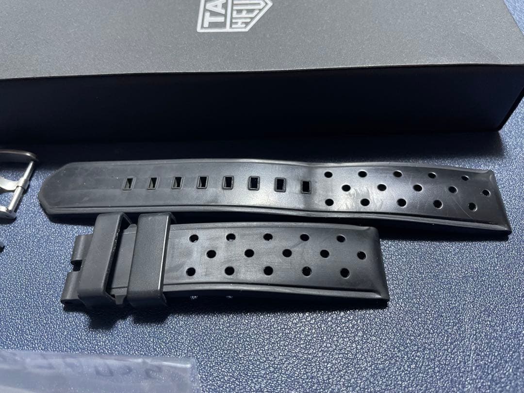 TAG Heuer フォーミュラ1 F1ブラックラバーベルト