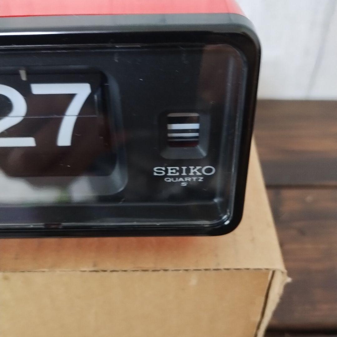 昭和レトロ　SEIKＯクォーツアラ―厶ダイレクトＯＮ450赤未使用品動作ＯK
