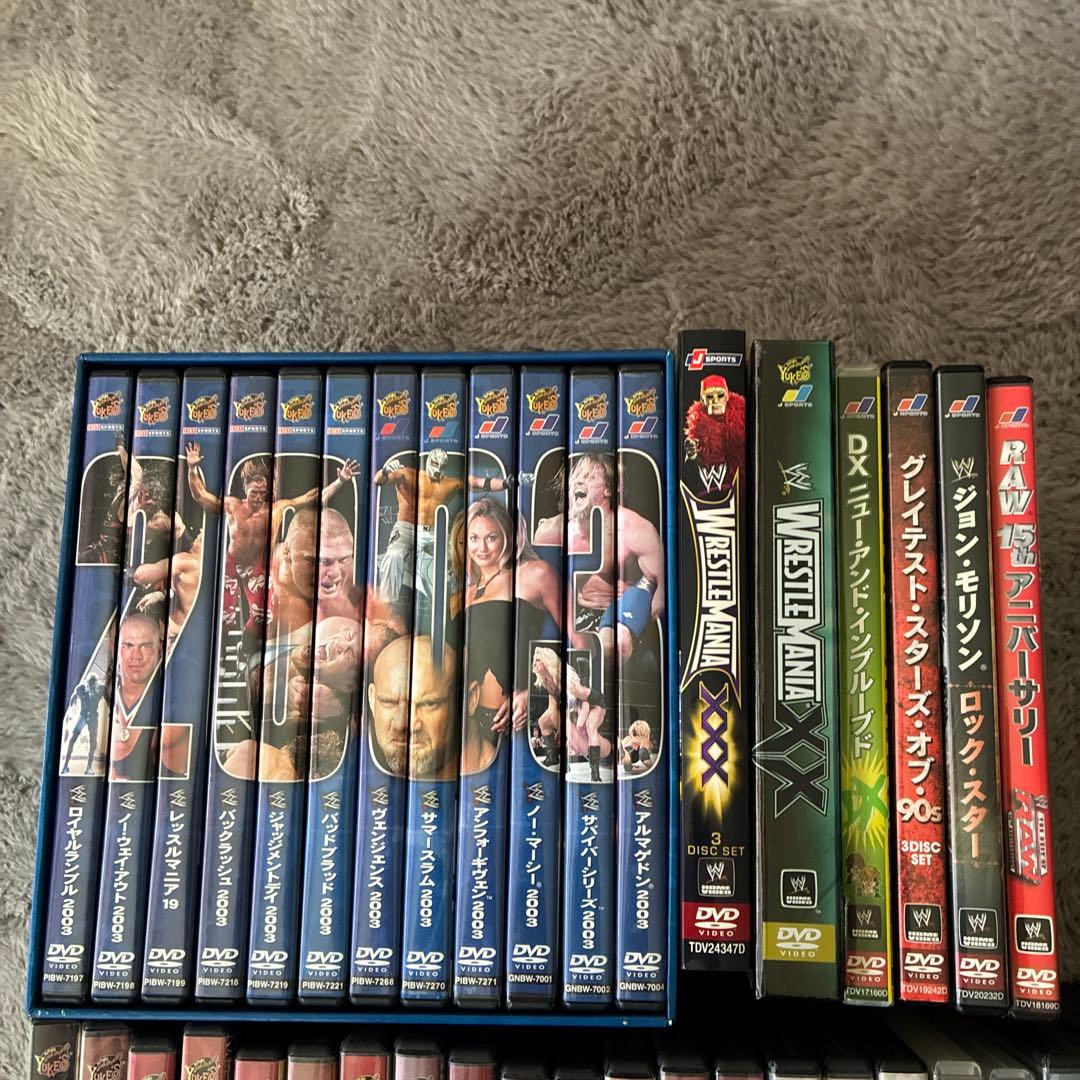 WWE DVDまとめ売り　日本語字幕付き