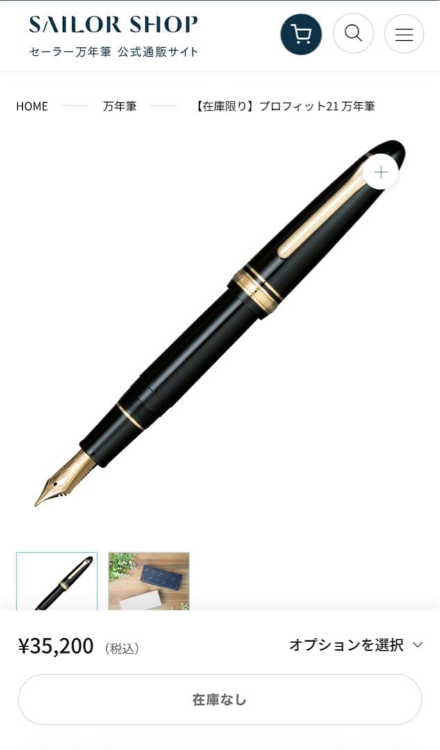 【本日限定 在庫限り販売終了 ペン先修正品】セーラー万年筆プロフィット21 M他