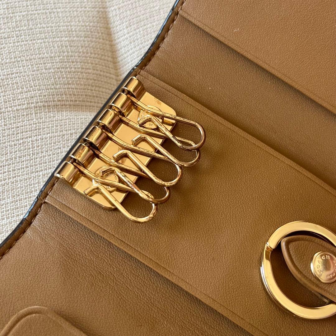 COACH キーケース 花柄 レディース