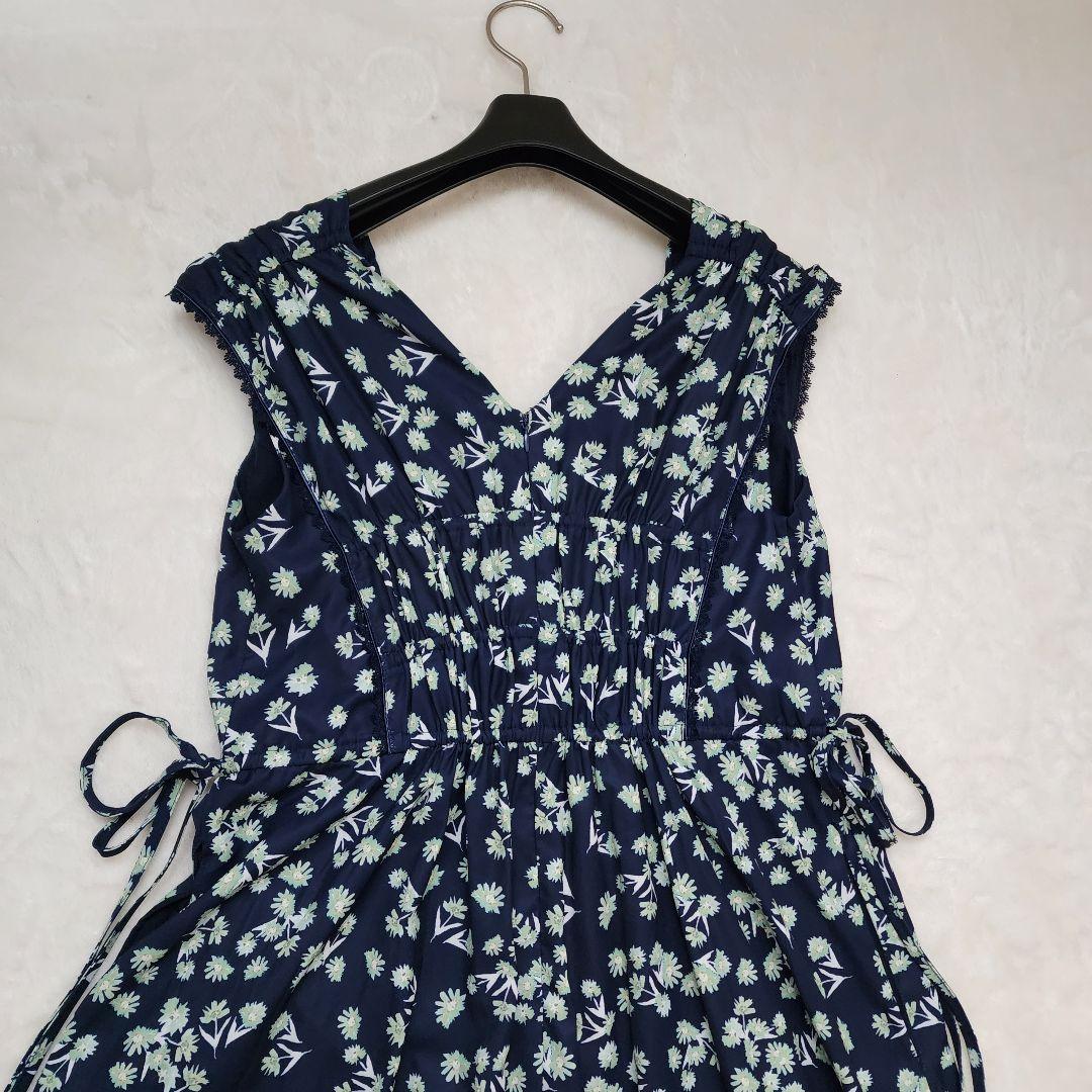 herlipto Paris Daisy Long Dress ネイビー 花柄