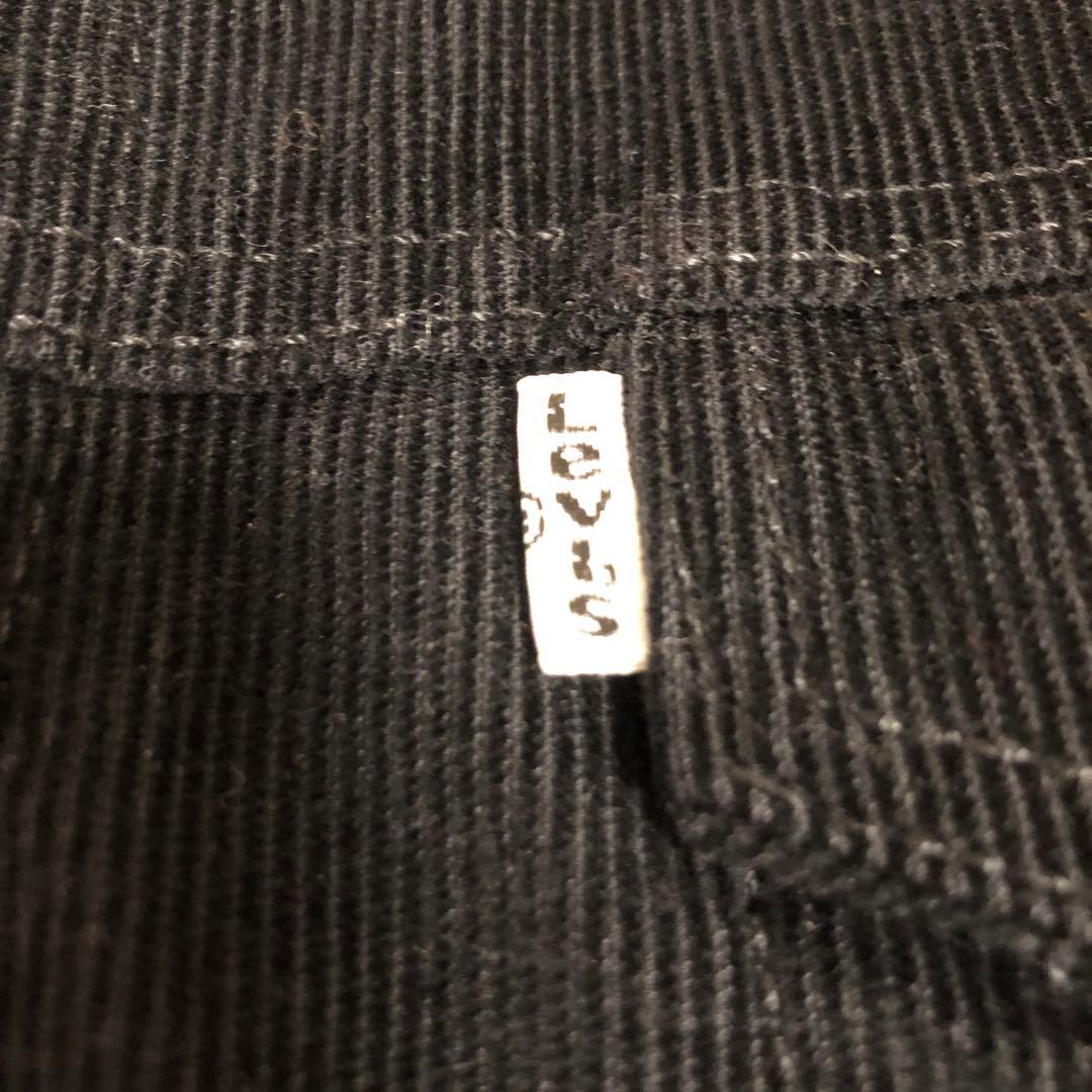 美品　LEVI'S ボア襟付きジャケット Ｌサイズ ブラック