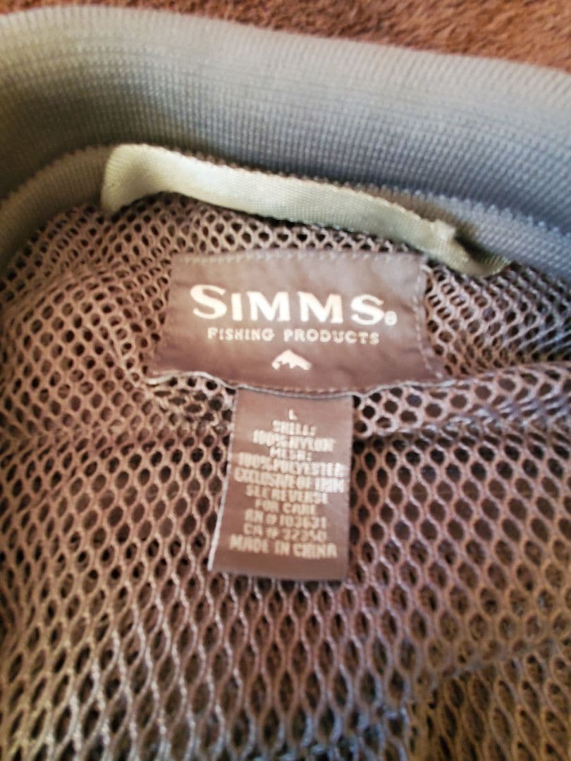 SIMMS フィッシングベスト Lサイズ ベージュ